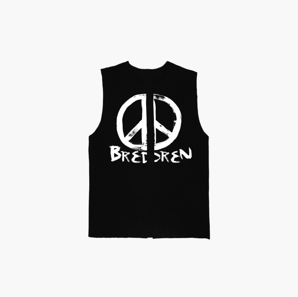 BREDREN T SHIRT VEST BLACK