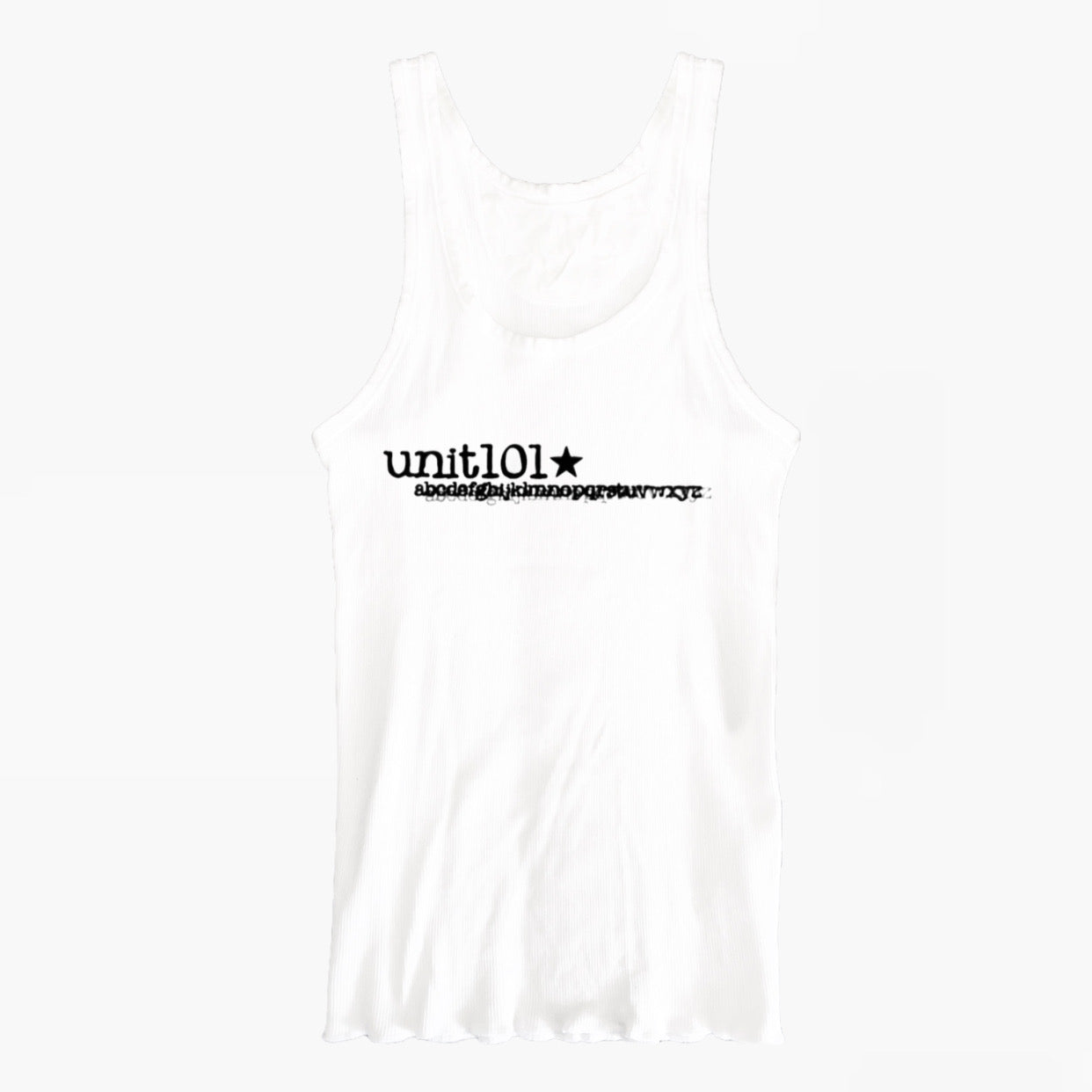 UNIT101 TANK TOP WHITE