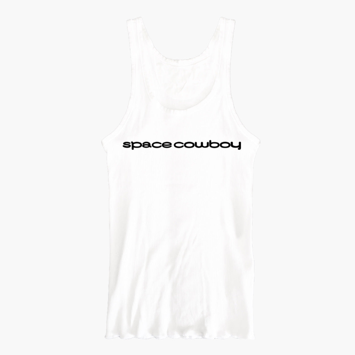 SPACE COWBOY TANK TOP WHITE