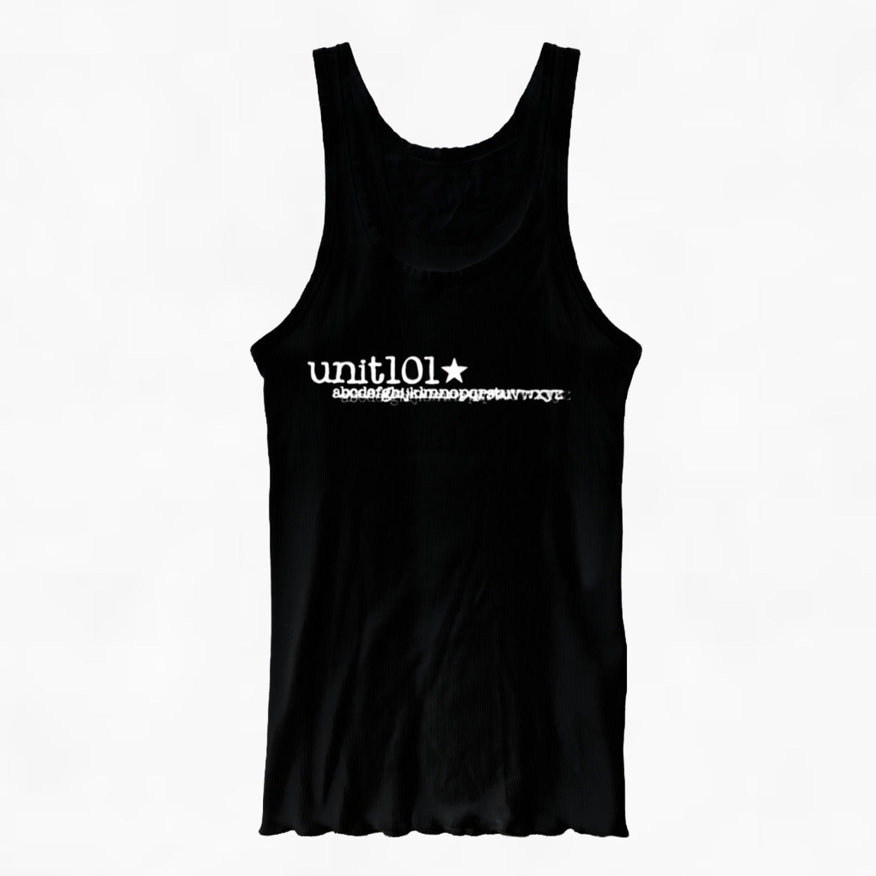 UNIT101 TANK TOP BLACK