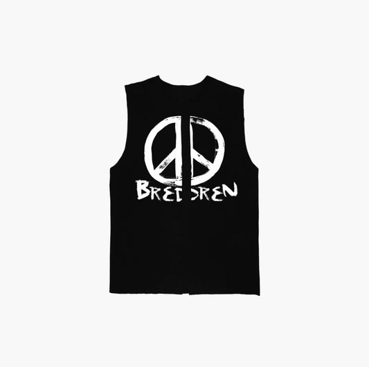 BREDREN T SHIRT VEST BLACK